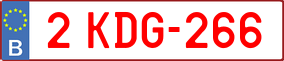 Truck License Plate